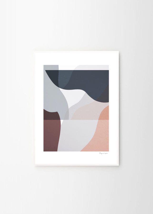 Berit Mogensen Lopez, 'Soft Lines 02' fine art print - The Poster Club