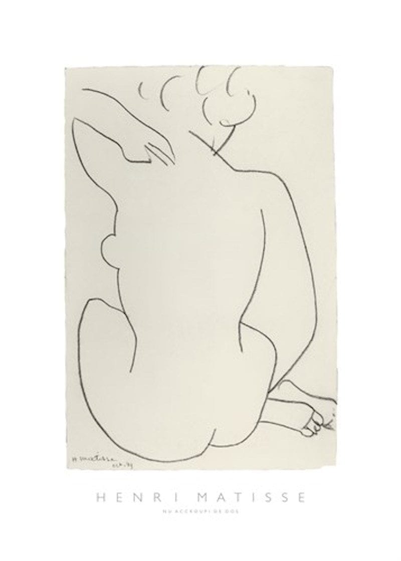 Henri Matisse - Nu Accroupi De Dos