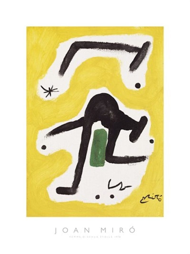 Rosenteils Joan Miro - Femme Oiseaux Etoile 1978