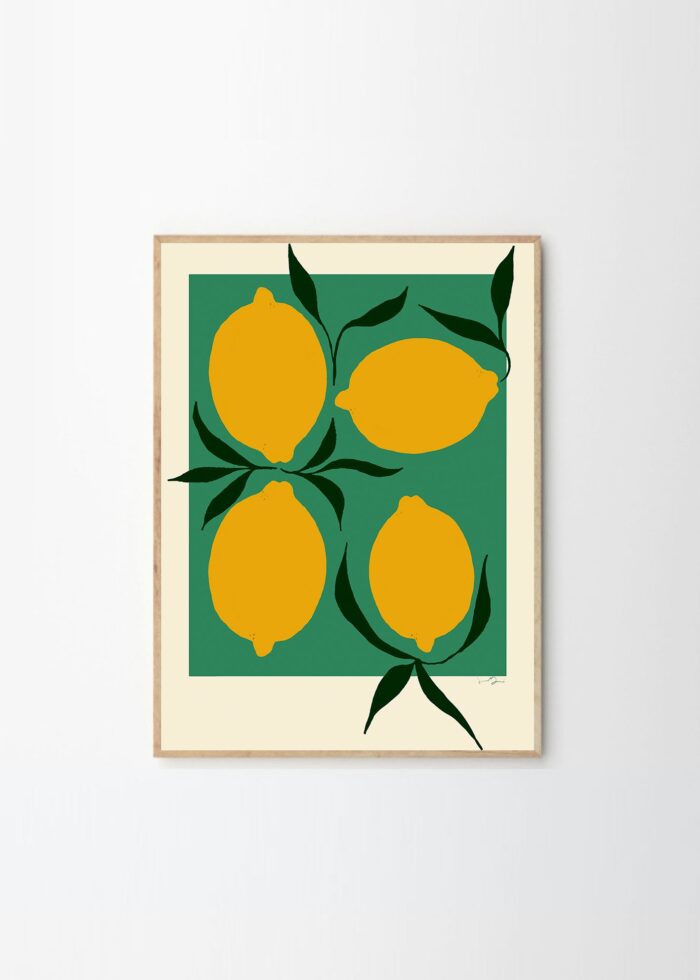 Anna Mörner art print | Green Lemon | theposterclub.com