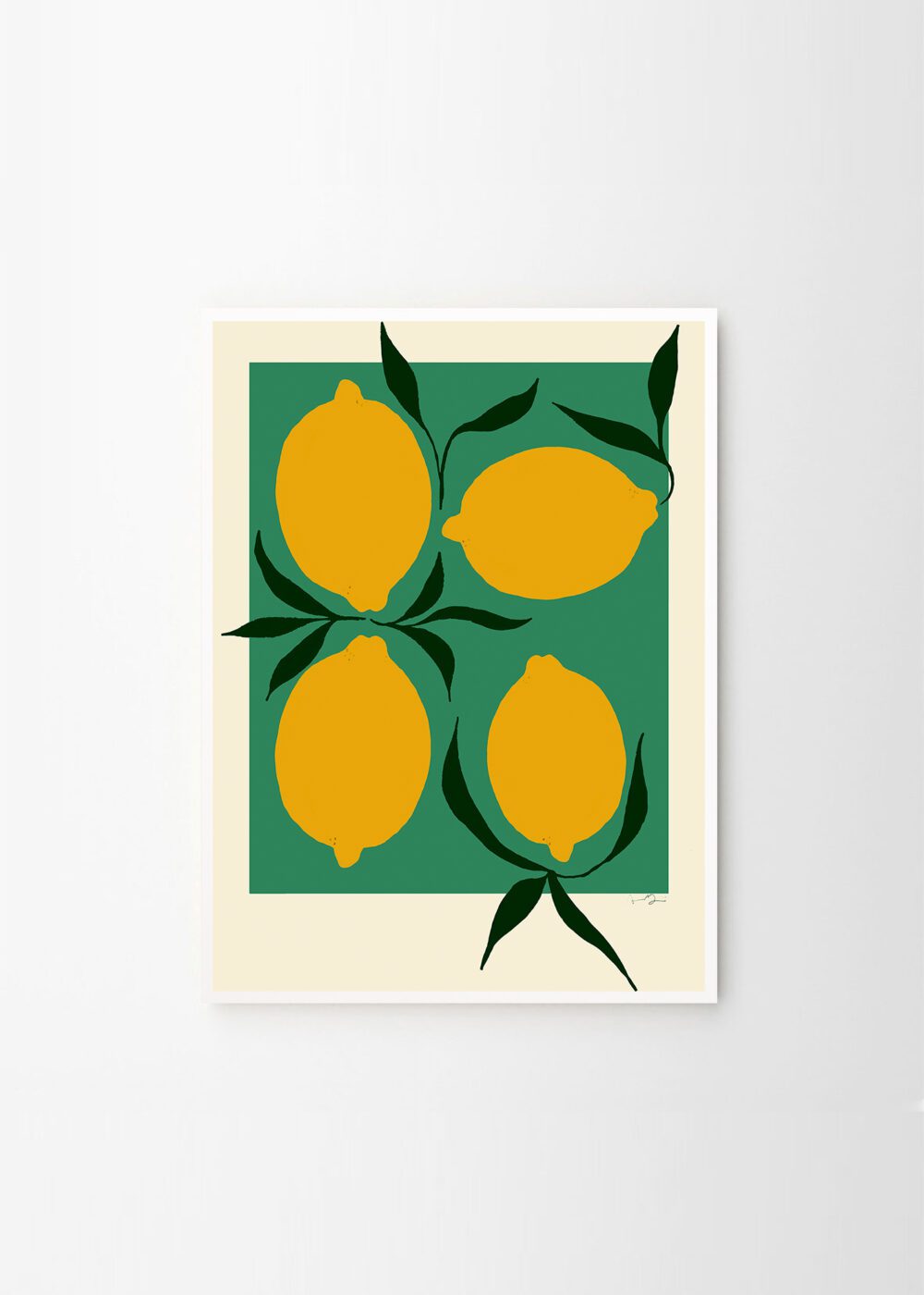 Anna Mörner art print | Green Lemon | theposterclub.com