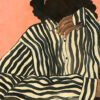 Hanna Peterson, Serene Stripes art print - THE POSTER CLUB