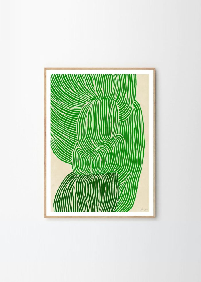 Rebecca Hein, art print Green Ocean - The Poster Club