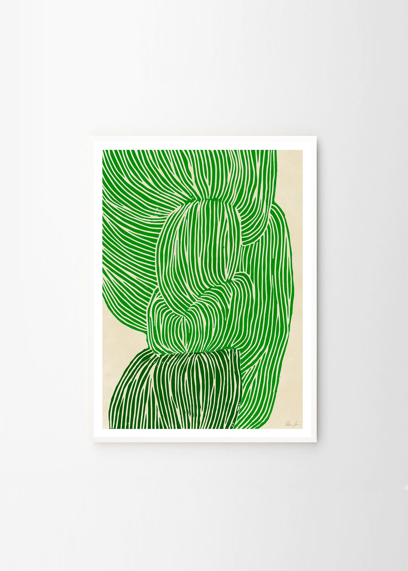 Rebecca Hein, art print Green Ocean - The Poster Club