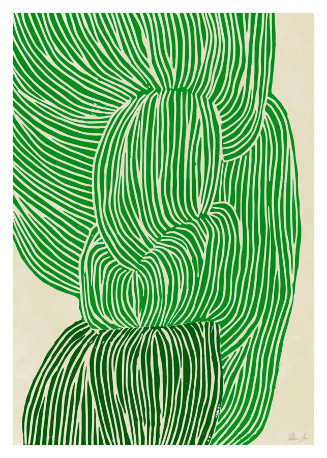 Rebecca Hein, art print Green Ocean - The Poster Club