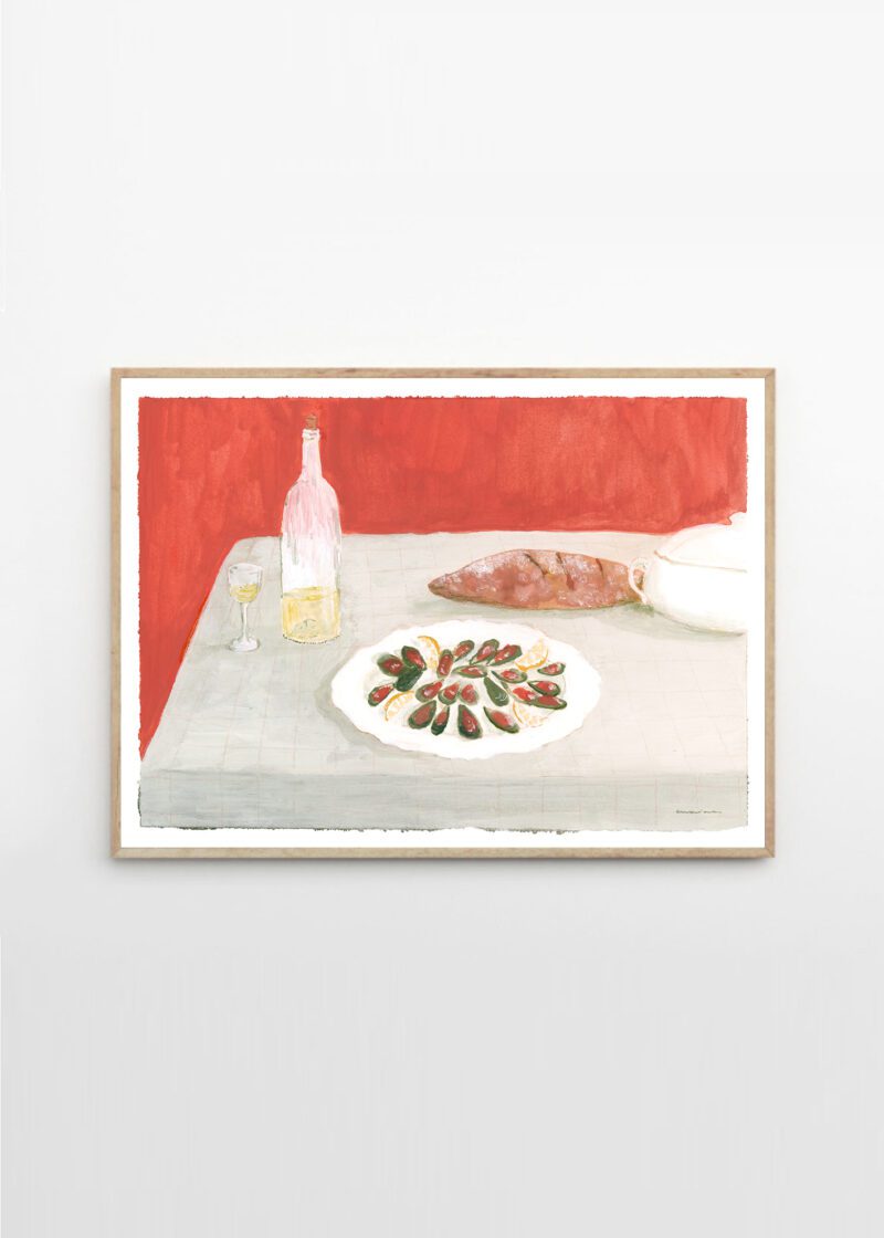 Marina García Fernández - Bodegon con Mejillones