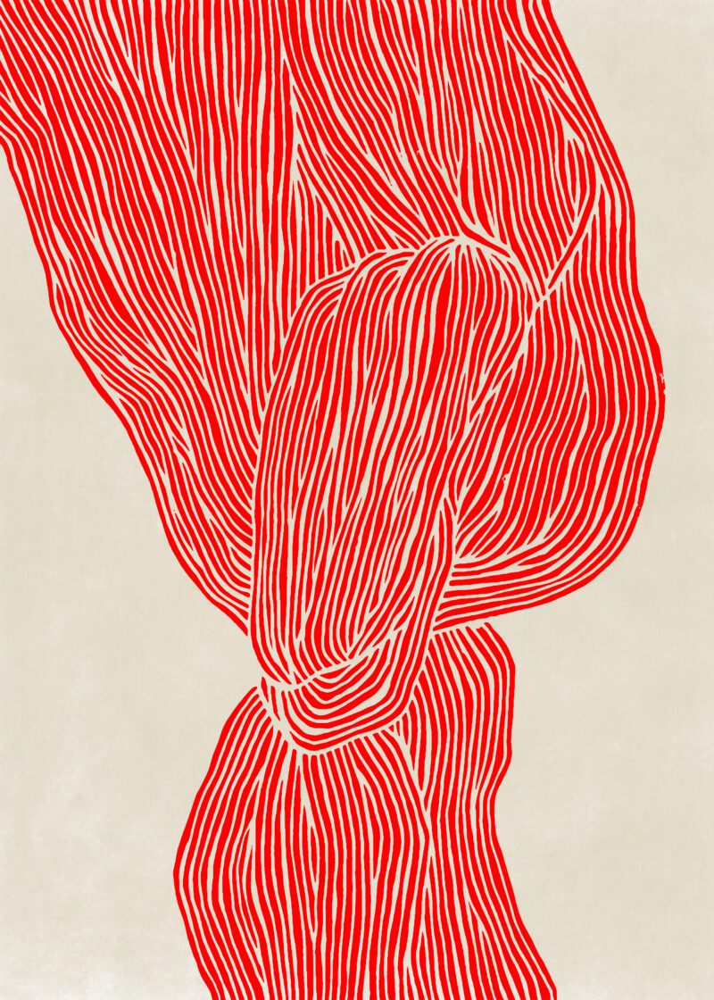 Rebecca Hein - The Line - Red