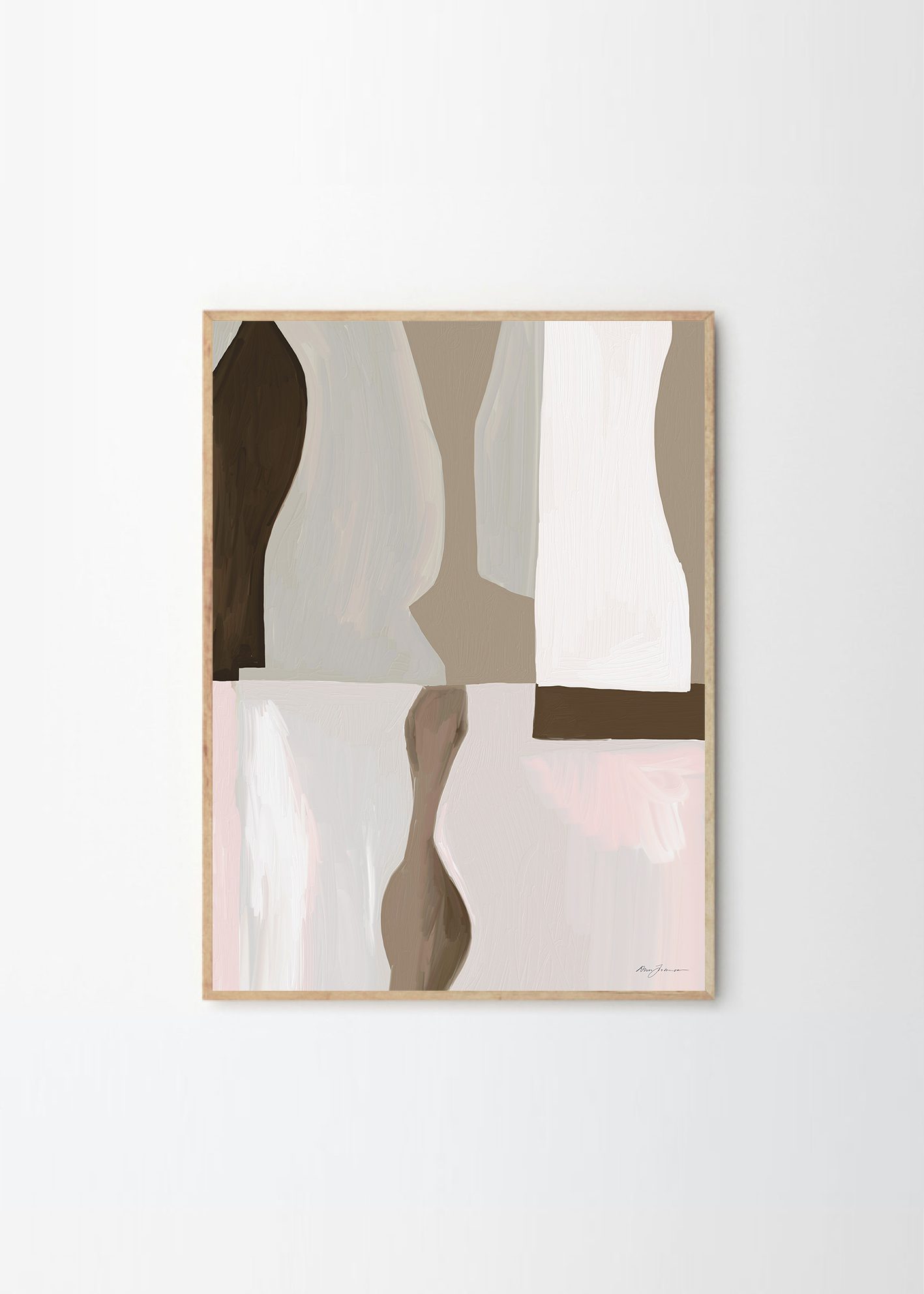 Anna Johansson, Pastels en Forme art print for The Poster Club