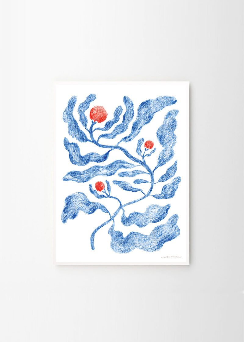 Fruits art print by Linnéa Andersson