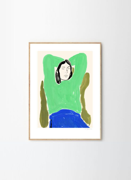 Rosie McGuinness ポスター Yellow Dress 40×50 Rosie McGuinness, Yellow Dress Art Print - The Poster Club