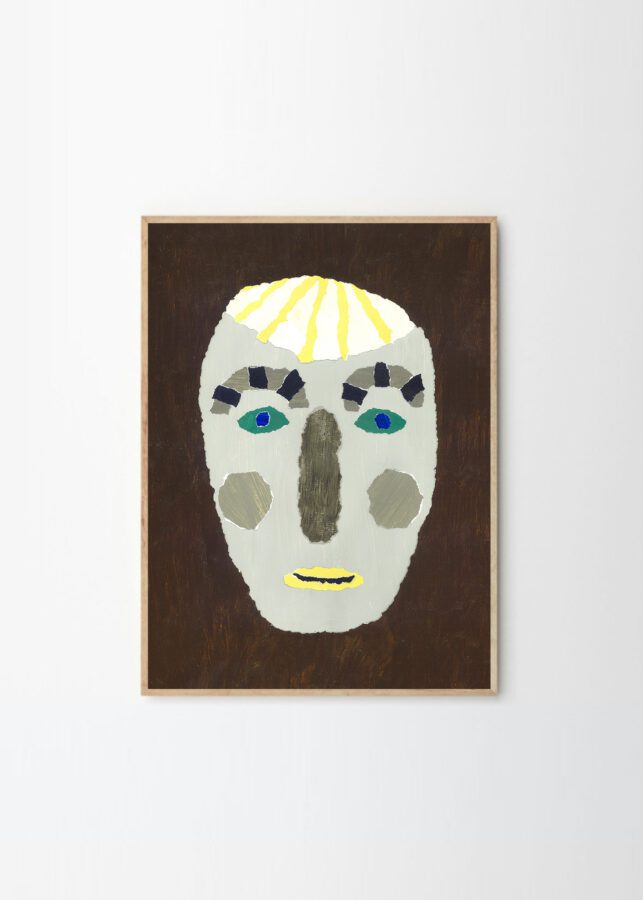 Yellow Hair Portrait art print by Park Pardon // The Poster Club