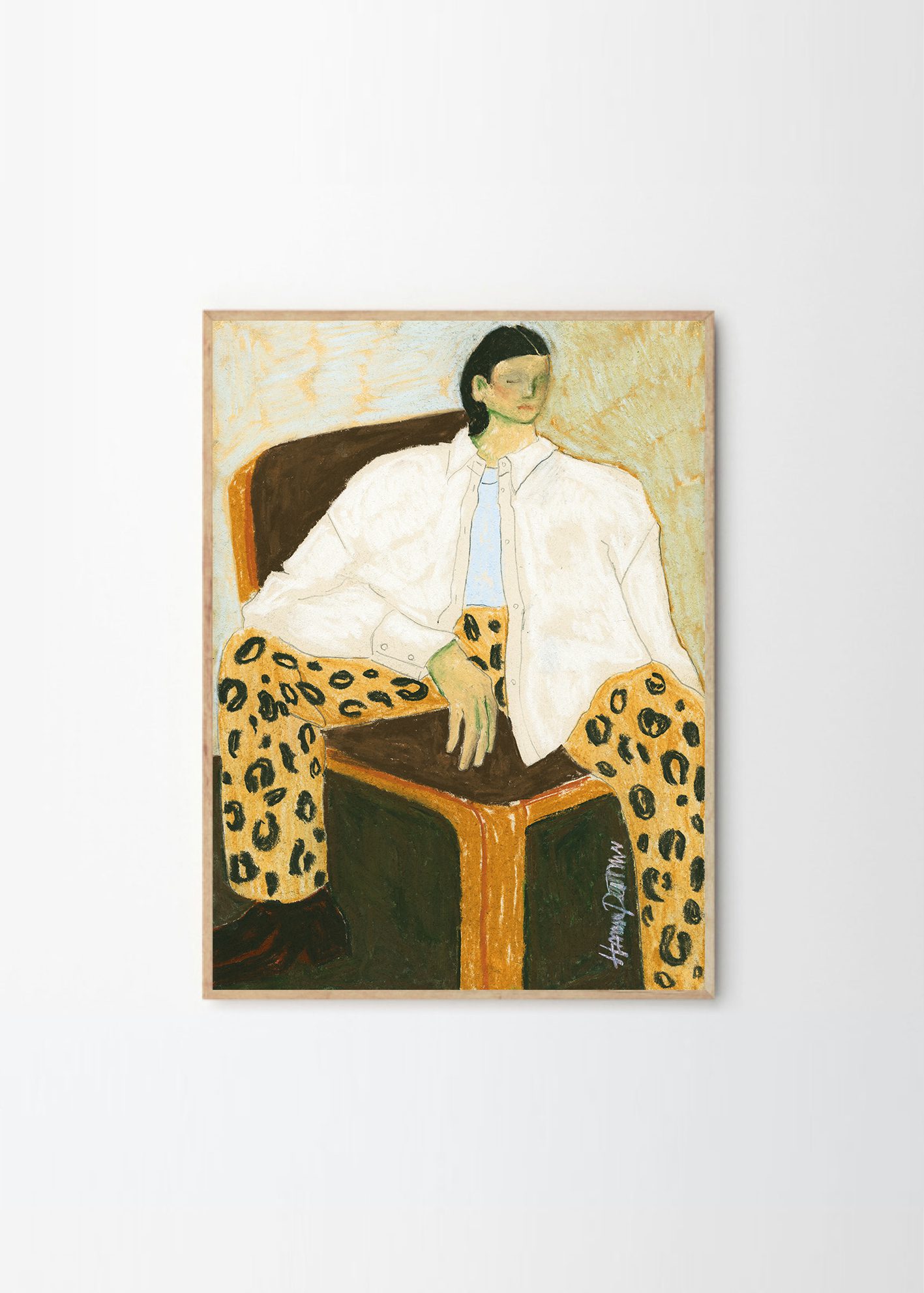 THE POSTER CLUB × Hanna Peterson Hanna Peterson, Check art print - THE POSTER CLUB