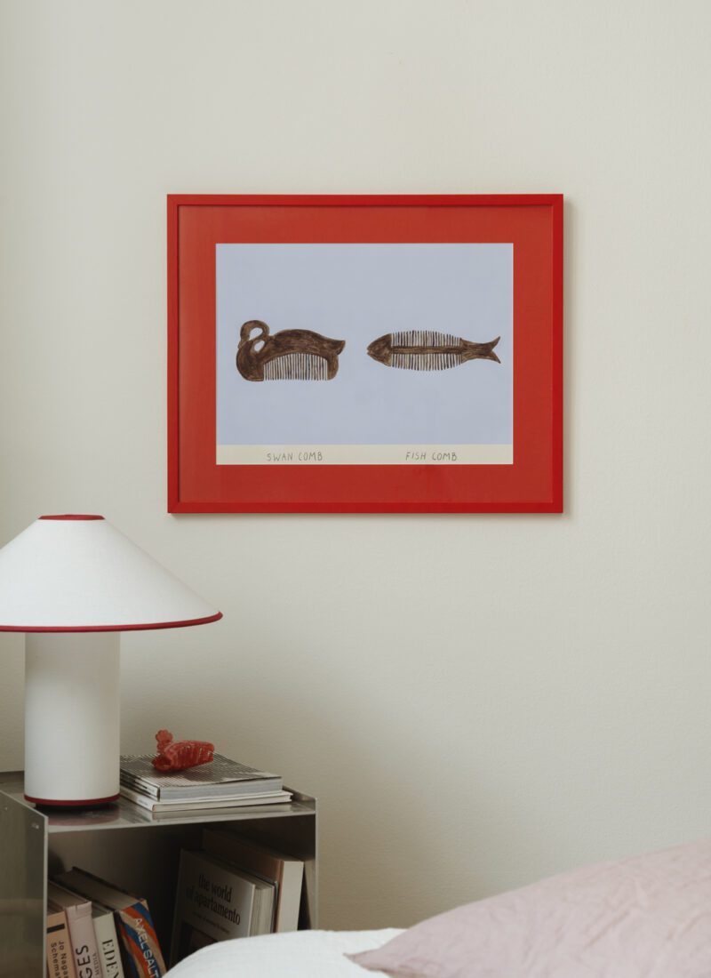 Swan and Fish Comb