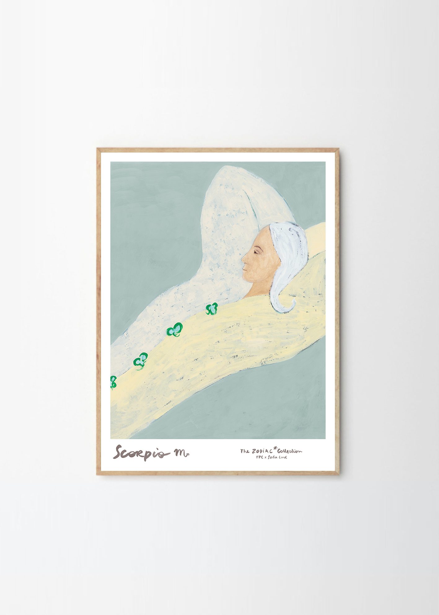 Airポスタークラブ SOFIA LIND うお座 Sofia Lind, 'Aquarius' exclusively for The Poster Club