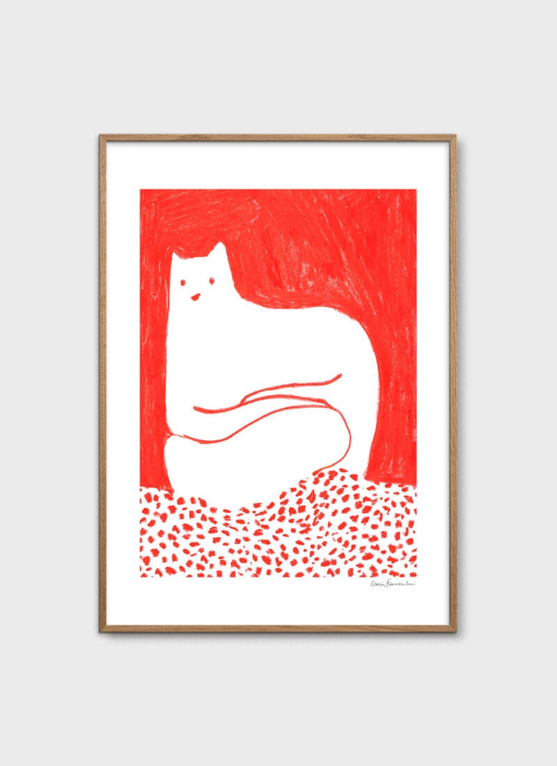 Cat in Red